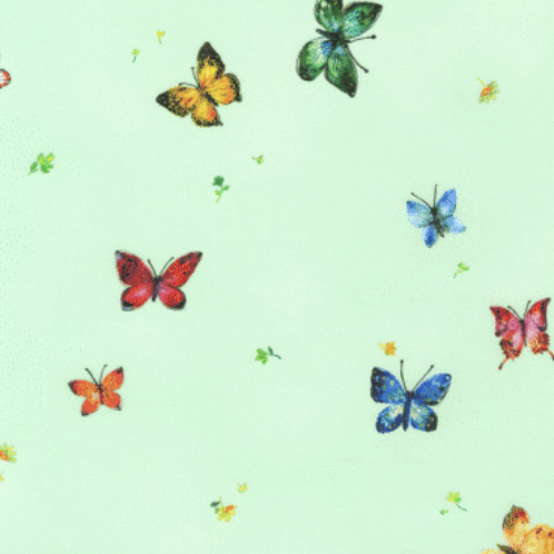 Joyful Meadows Mint Butterfly