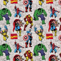 Marvel Comics Superimposed Superhero Characters