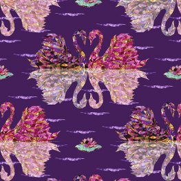 Swans Purple