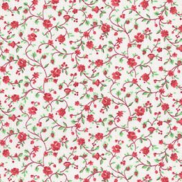 Wild Flower Vines Red