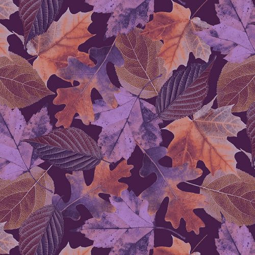 Natural Beauty Leaves Purple