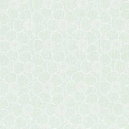 Tonal & Gray: Petal Flowers, White/White