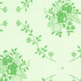 Wide Overtones: Sweet Floral Bouquet Green