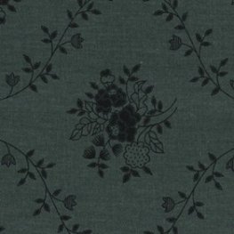 Wide Overtones: Sweet Floral Bouquet: Gray