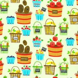 Farm To Table Fruits and Vegetables Green