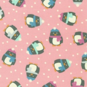 Snow Snuggles Flannel Woodrose
