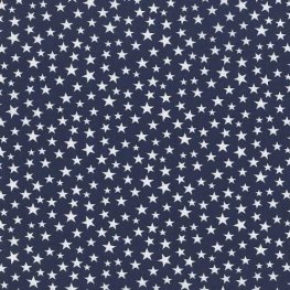 Patriotic: White Stars on Blue