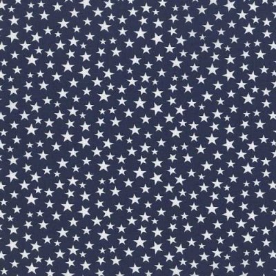 Patriotic: White Stars on Blue