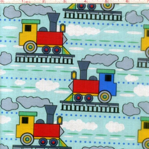 Kid\'s Choice: Trains on Blue