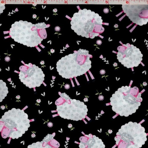 Kid\'s Print: Sheep, Black
