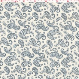 Circa 1800's Paisley Blue/Tan