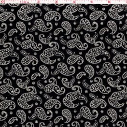 Circa 1800's Paisley Tan/Black