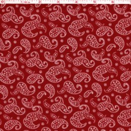 Circa 1800's Paisley Tan/Burgundy