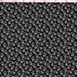 Circa 1800's Flower Stem Tan/Black