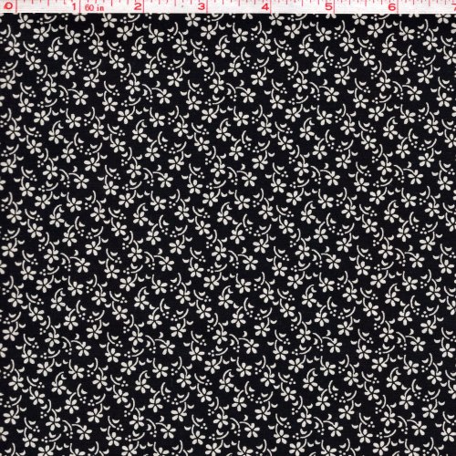 Circa 1800\'s Flower Stem Tan/Black