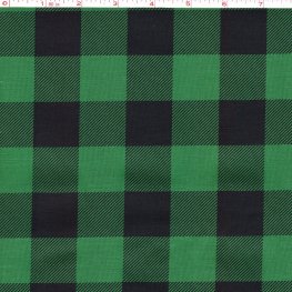 Holiday Checkers Green