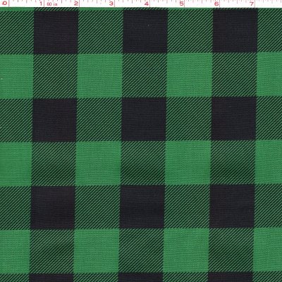 Holiday Checkers Green