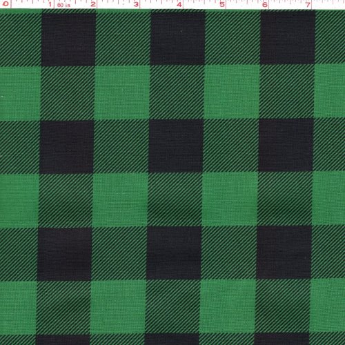 Holiday Checkers Green