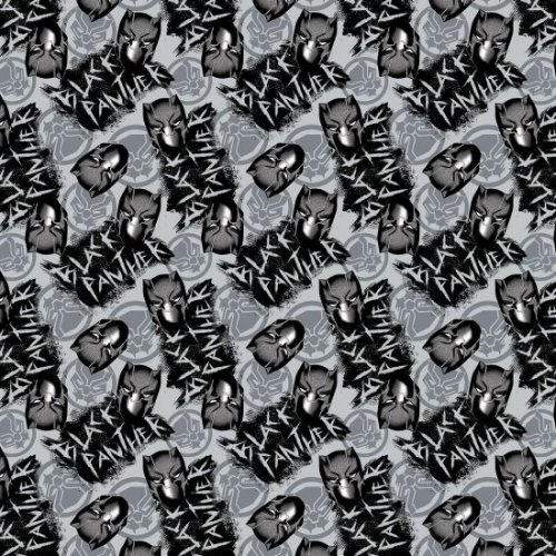 Polar Fleece: Black Panther Graffiti
