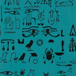 Hieroglyphs Teal