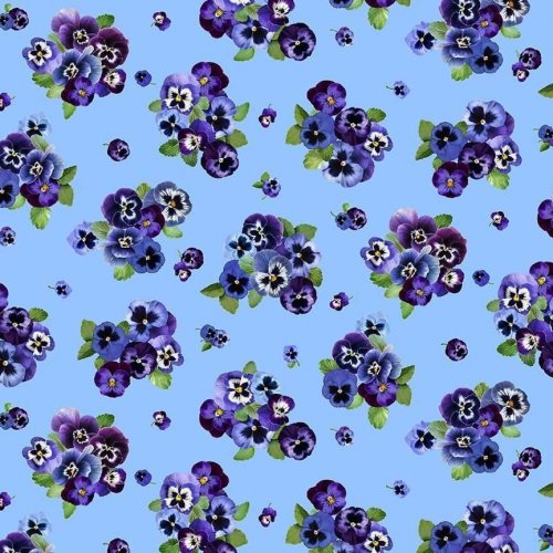 Pansy Bouquets Blue