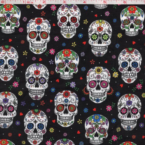 Sugar Skulls on Black
