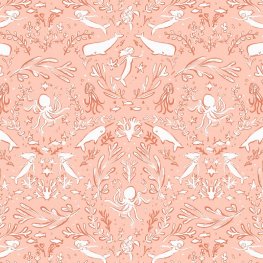 La Mer Mermaid Toile Salmon