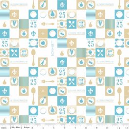 Ooh La La Plate Aqua Laminate