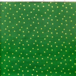Small Stars Metallic Gold/Green