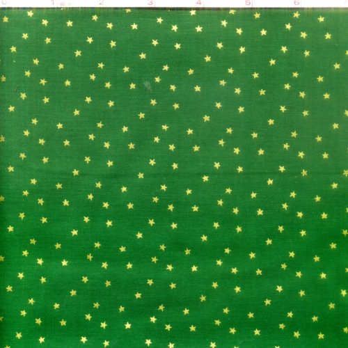 Small Stars Metallic Gold/Green