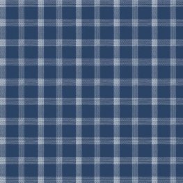 Primo Plaid Flannel Indigos Blue