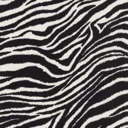 Welcome to the Jungle Zebra Skin Black White
