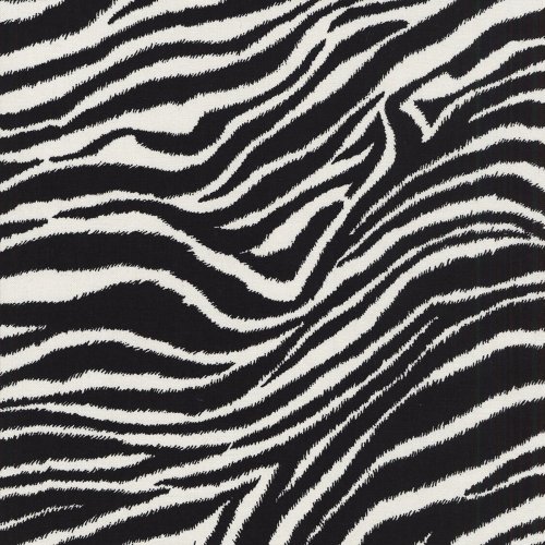 Welcome to the Jungle Zebra Skin Black White