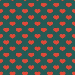Scandinavian Christmas: Hearts, Green