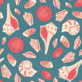 Gulls Wanna Have Fun: Seashells, Turquoise