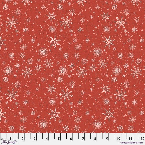 Snow Falls Red