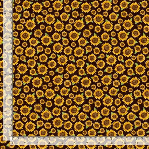 Hello Fall by Gail Cadden - Brown Sunflowers