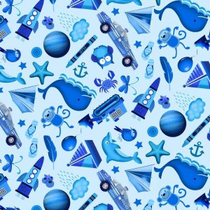 I Spy Objects Blue
