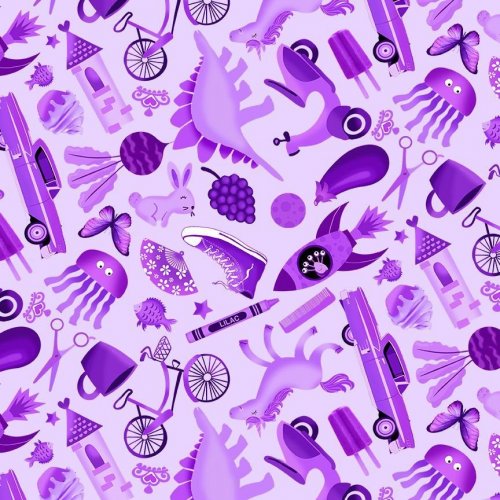 I Spy Objects Purple