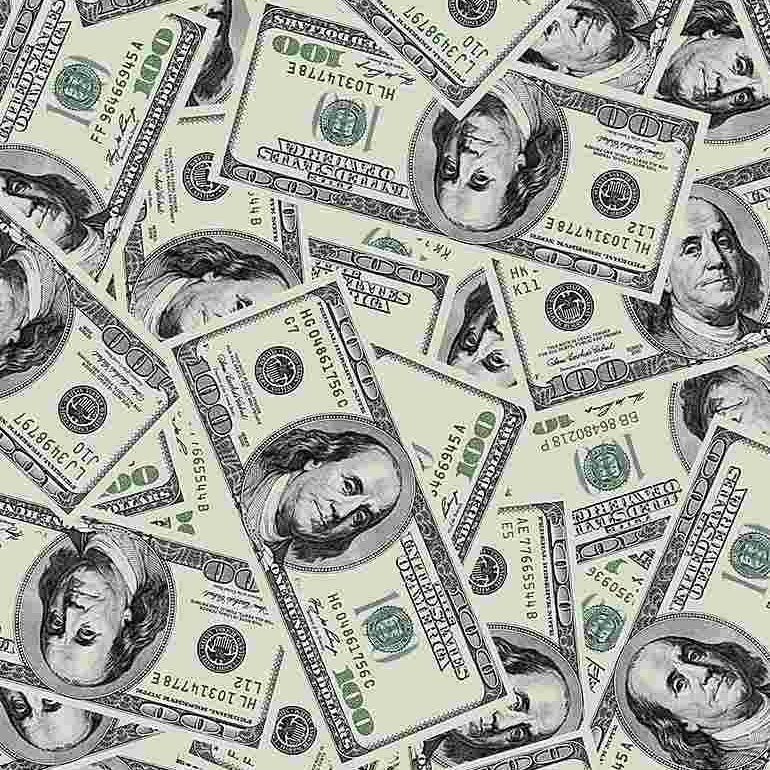 Tossed $100 Bills