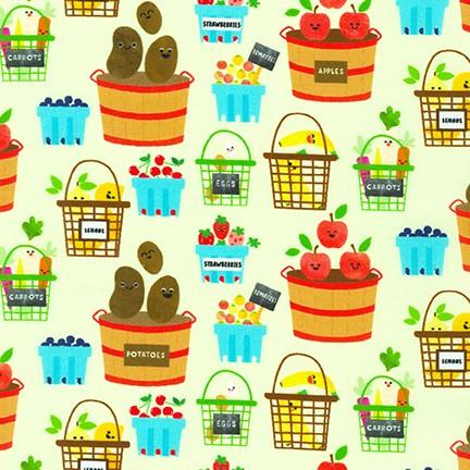 Farm To Table Fruits and Vegetables Green
