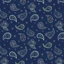 Blissful: Paisley Contour Navy