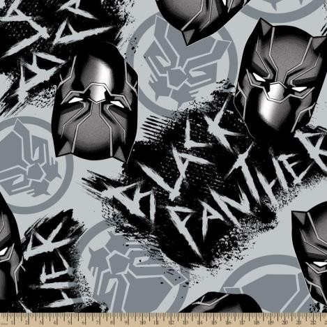 Polar Fleece: Black Panther Graffiti