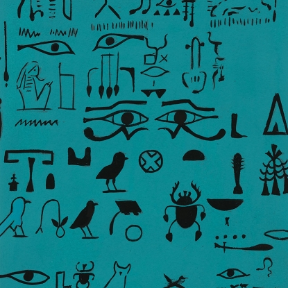 Hieroglyphs Teal