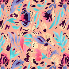 Urban Jungle: Windy Floral, Coral
