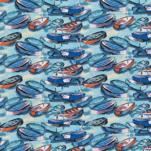 Portofino: Fishing Boats, Blue