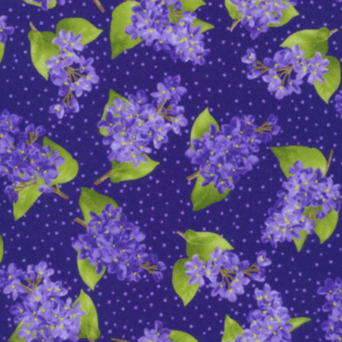Elizabeth Flannel Lupine Purple
