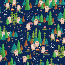 Camping Under the Stars Navy