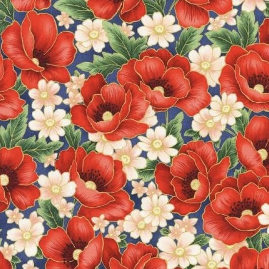 Poppy Hill Grass Metallic
